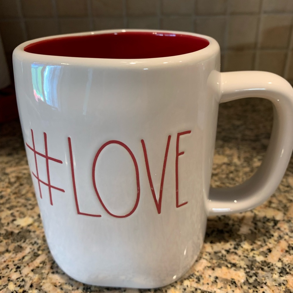 Rae Dunn “ # LOVE” coffee Mug